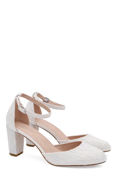 Jasmin Lace Block Heel