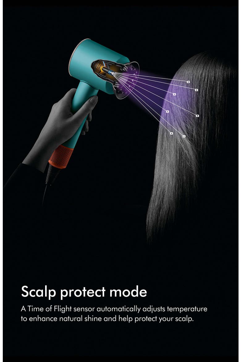 Special Edition Supersonic Nural Hair Dryer in Strawberry Bronze, Alternate, color, STRAWBERRY BRONZE & BLUSH PINK