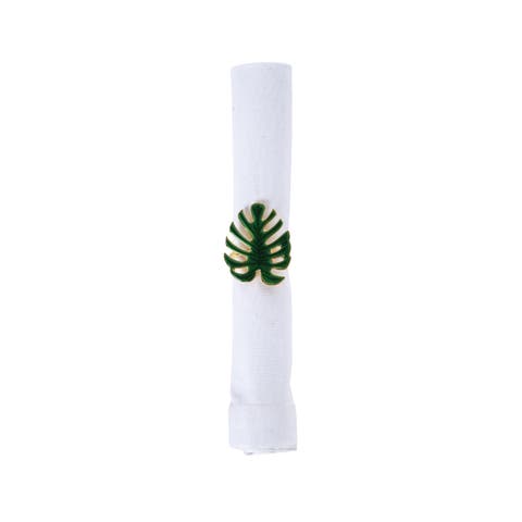 Palm Napkin Ring, Set of 4