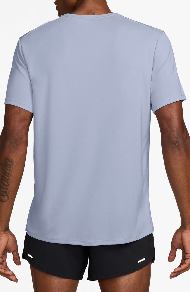 Nike Dri-FIT UV Miler Short Sleeve Running Top, Alternate, color, Ghost/ Reflective Silver