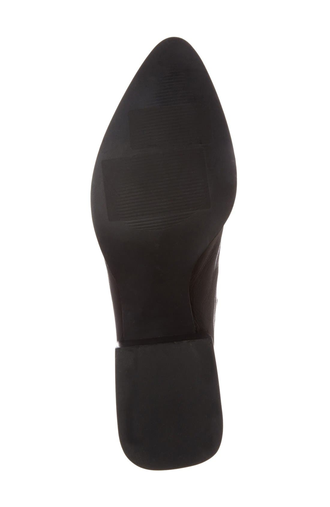 Camille Pointy Toe Mule, Alternate, color, BLACK