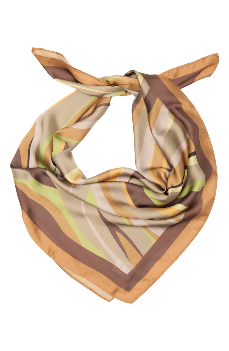 Steve Madden Flow Away Satin Square Scarf, Main, color,