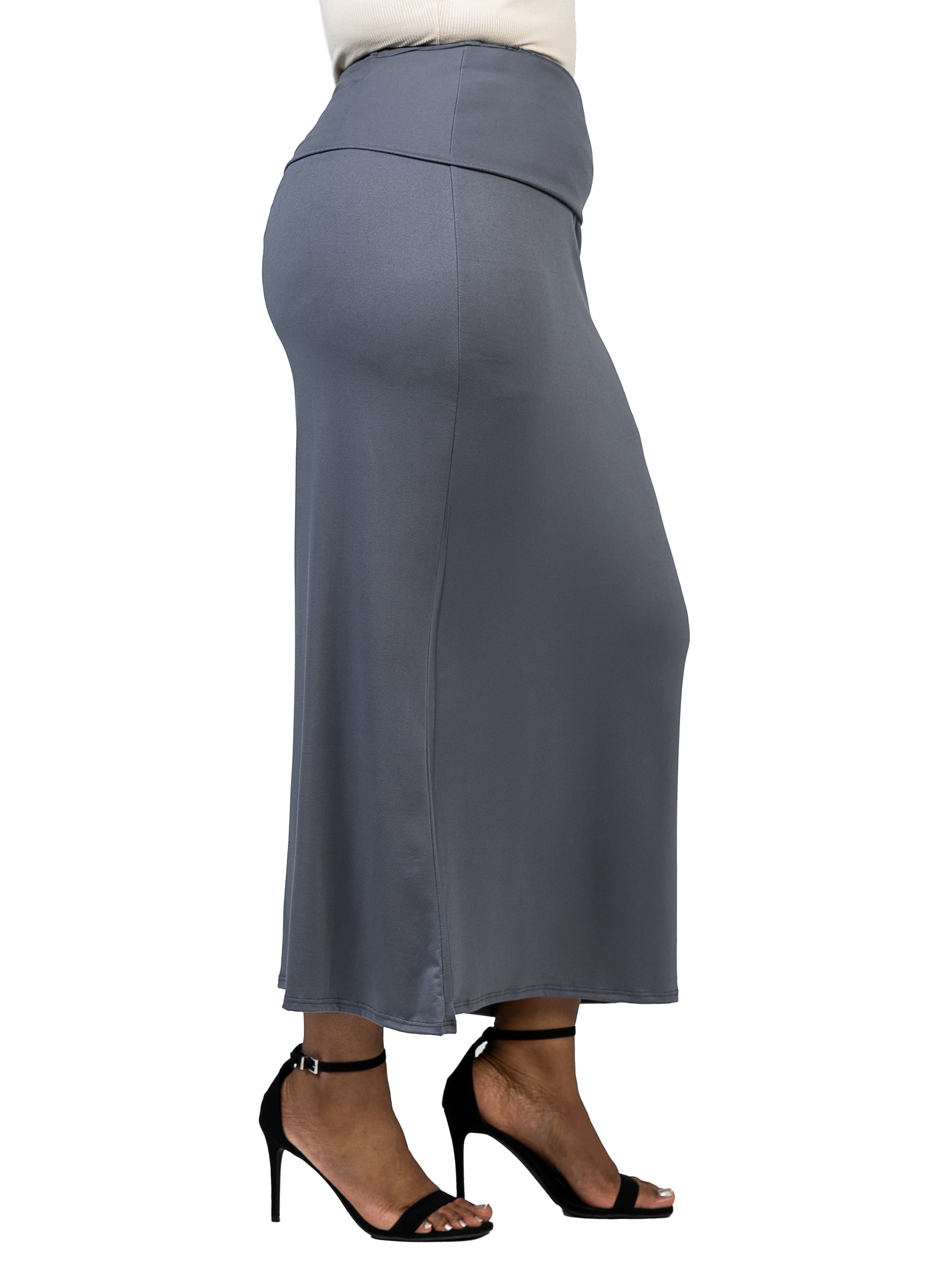 Comfortable Foldover Maxi Skirt - image 4