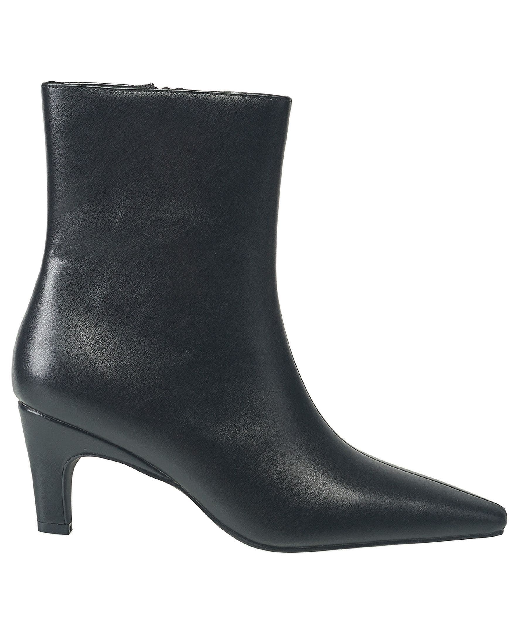 Alex Kitten Heel Boot, Alternate, color, Black