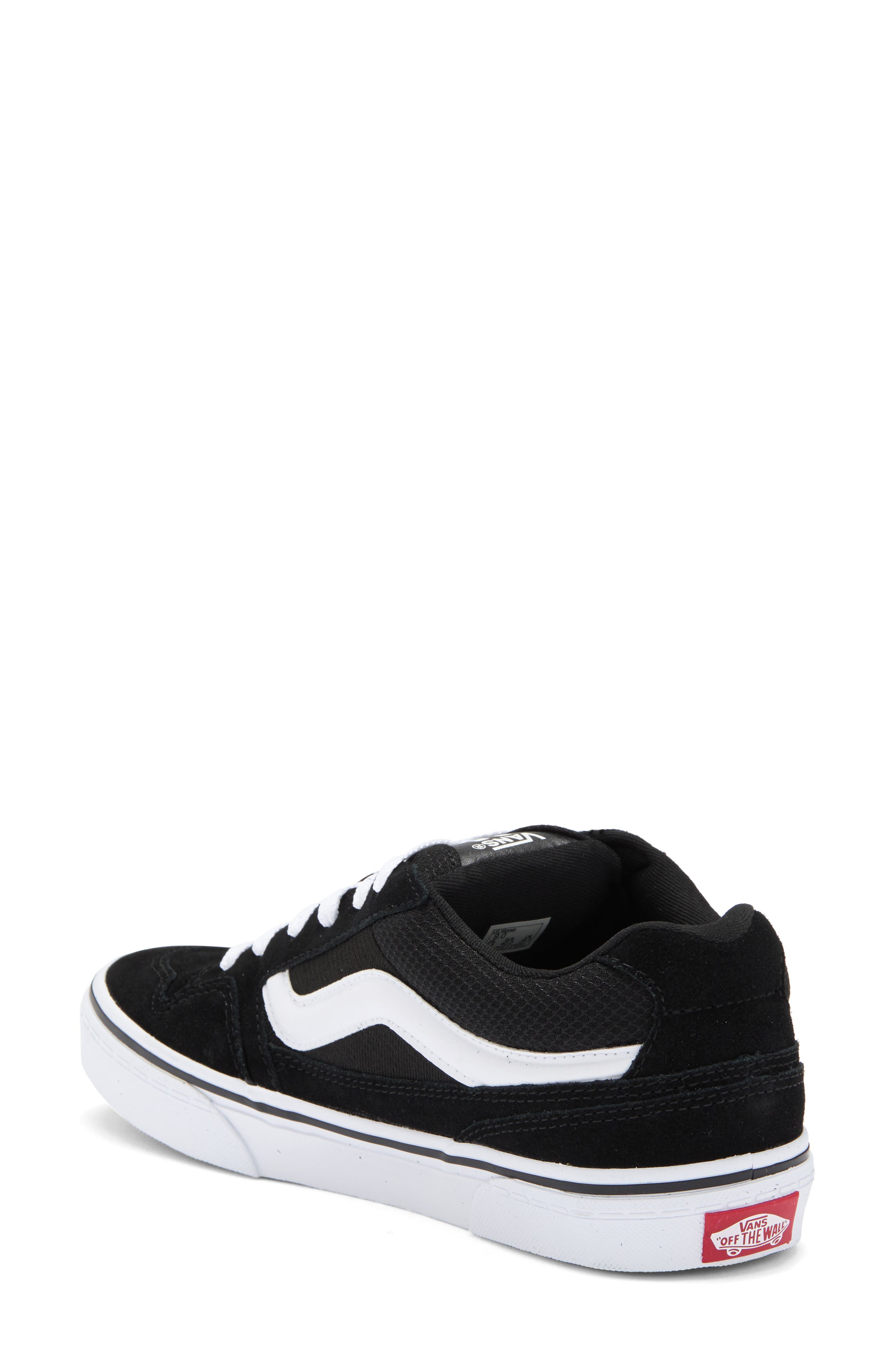 Vans Caldrone Sneaker, Alternate, color, Black White