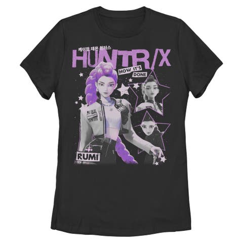 Women's KPop Demon Hunters Pop Star Huntrix Rumi  Graphic T-Shirt