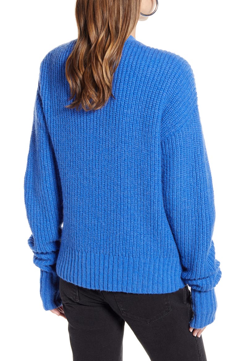 Kerry Cardigan, Alternate, color, BRIGHT BLUE