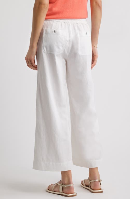 Caslonr Caslon(r) Crop Drawstring Pants In White