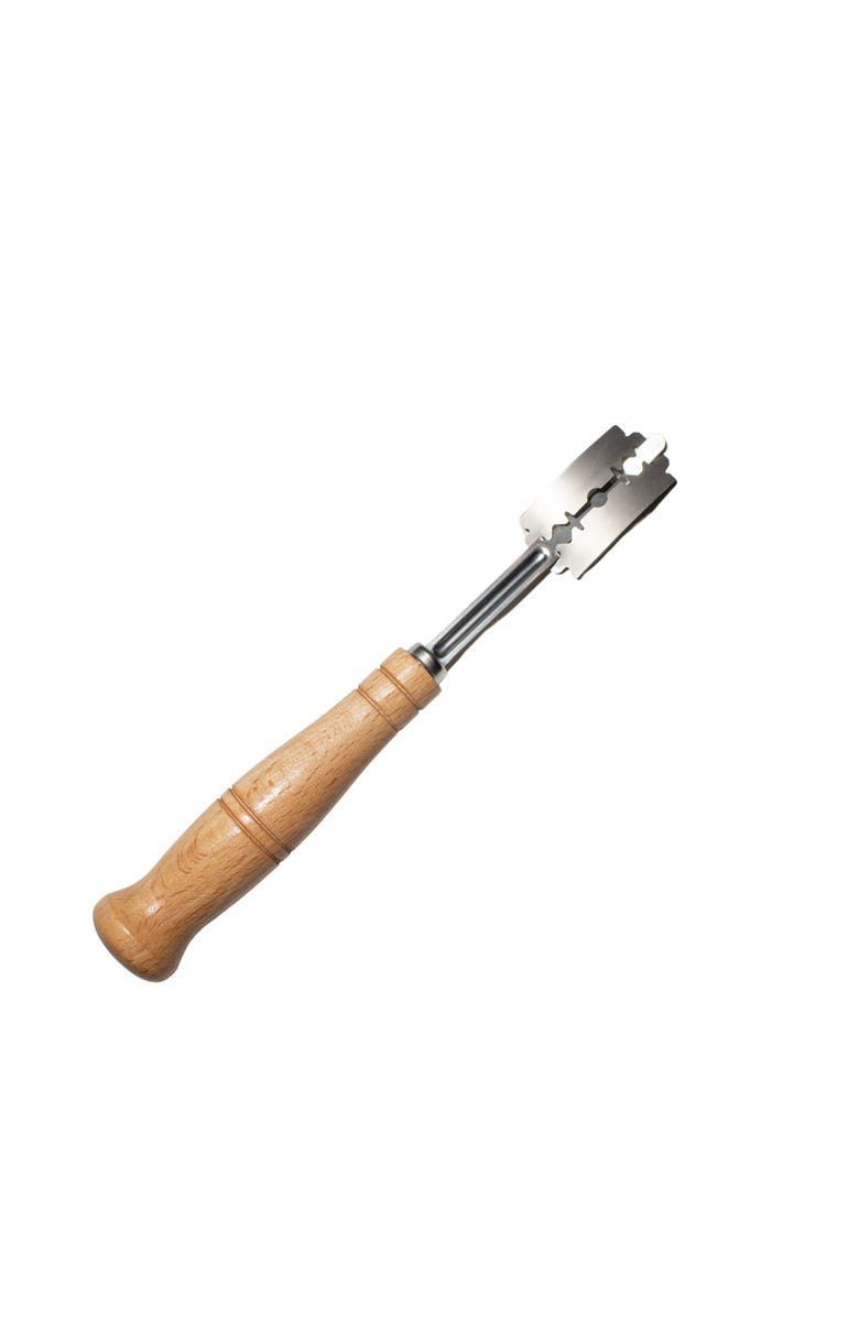 FRIELING Bread Lame Dough Scoring Blade w/Extra Blades and Cover, Natural Wood Handle, Main, color, Silver