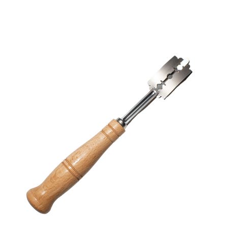 Bread Lame Dough Scoring Blade w/Extra Blades and Cover, Natural Wood Handle
