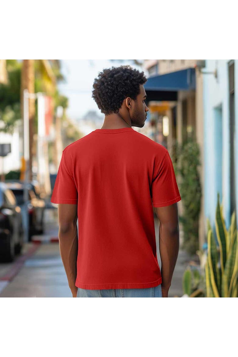 Mens Lil Smile Jersey Tee, Alternate, color, Red