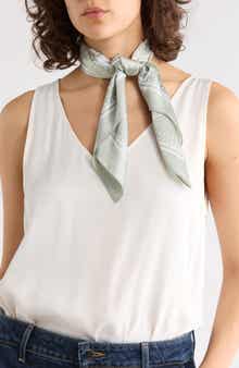ELLIAN Bandana Print Square Scarf