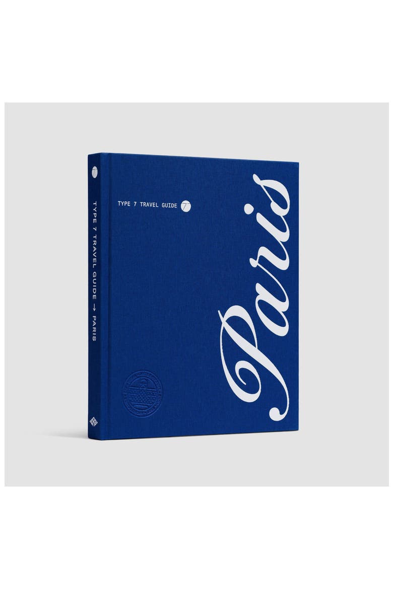Type 7 Travel Guide to Paris Book, Alternate, color, Blue