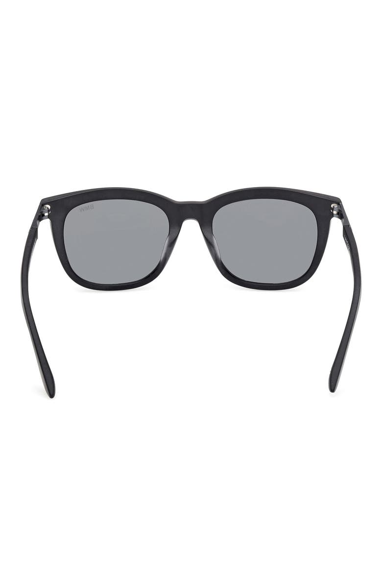 53mm Sunglasses, Alternate, color, MATTE BLACK / SMOKE