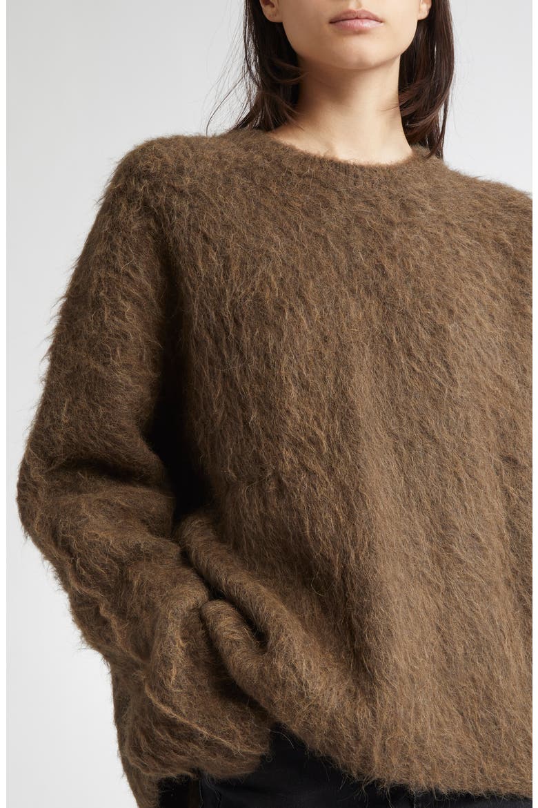 Boxy Alpaca Blend Sweater, Alternate, color, PEPPER