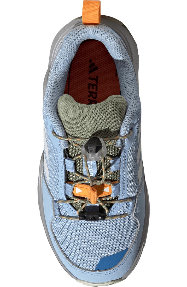 adidas Kids' Terrex Ax4r Mid Hiking Shoe, Alternate, color, Blue/ White/ Grey