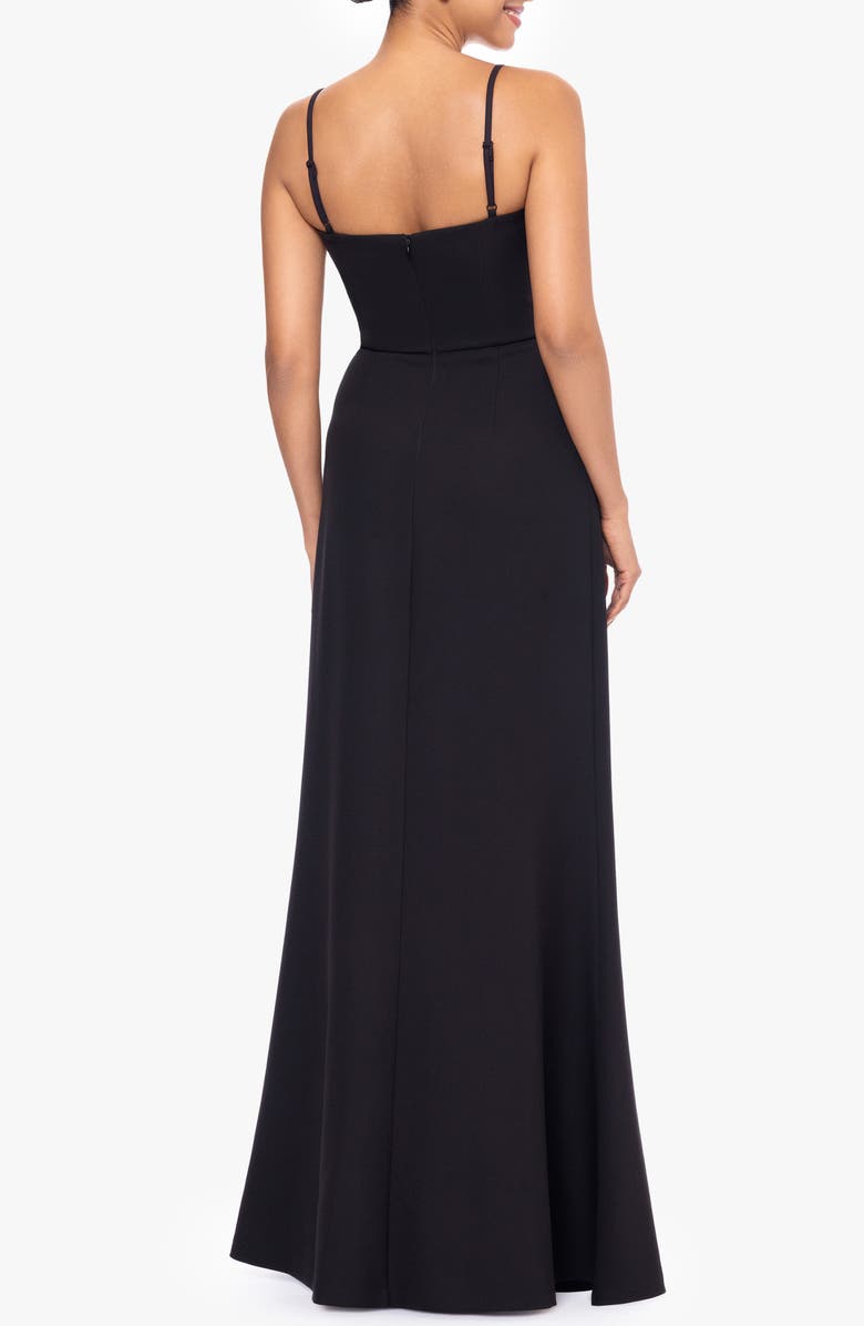 Betsy & Adam Sequin A-Line Gown, Alternate, color,