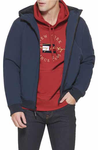Softshell Hooded Jacket with Faux Shearling Lining