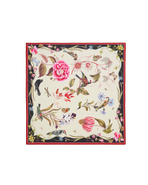 Fable England Ivory Wonderland Scene Square Scarf
