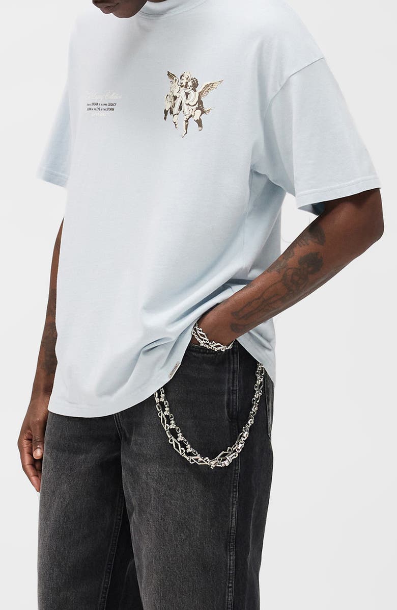 Represent Legacy Cherubs Cotton Graphic T-Shirt, Alternate, color, Cloud