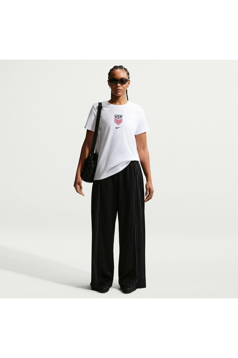 Women's Nike White USMNT Crest T-Shirt, Main, color, White