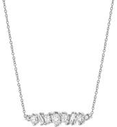 LuvMyJewelry Oryssa 14K Gold Lab Grown Diamond Necklace - 1 Ct