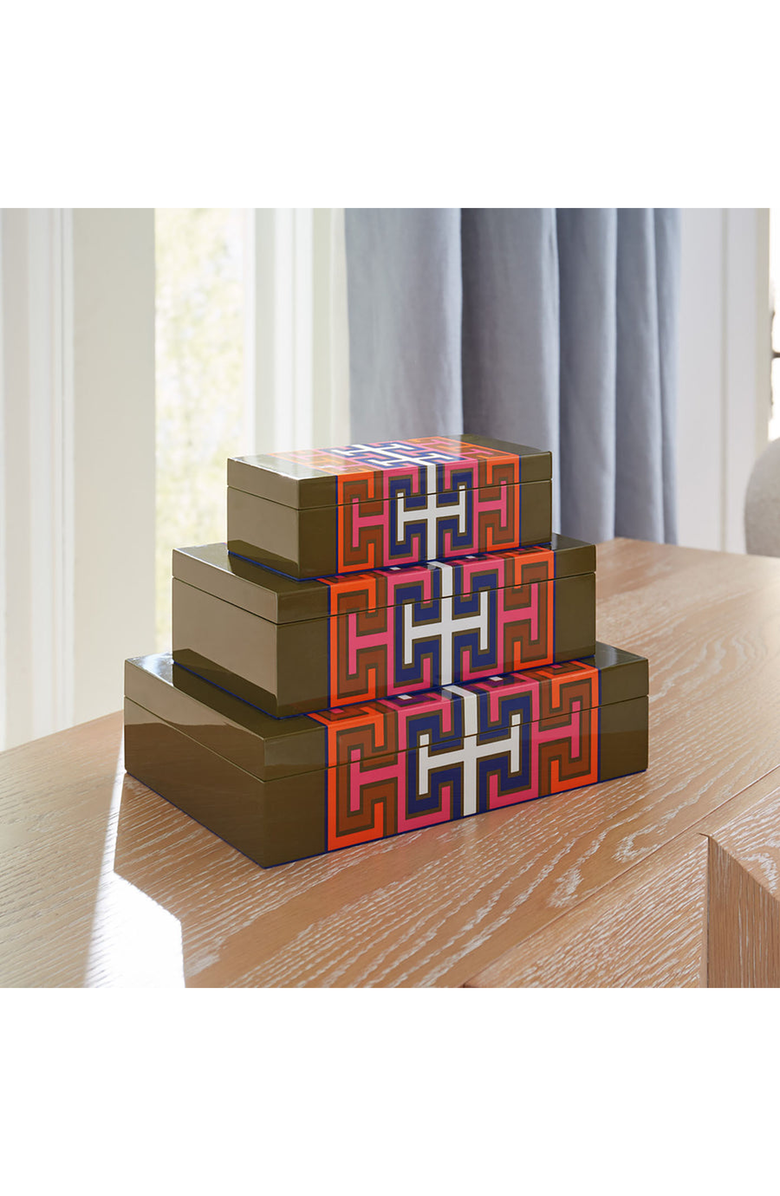 Jonathan Adler Madrid Lacquer Box, Alternate, color, 