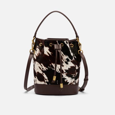 Nora Leather Bucket Bag