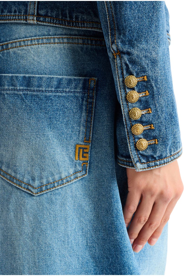 Denim 2-button jacket, Alternate, color, blue