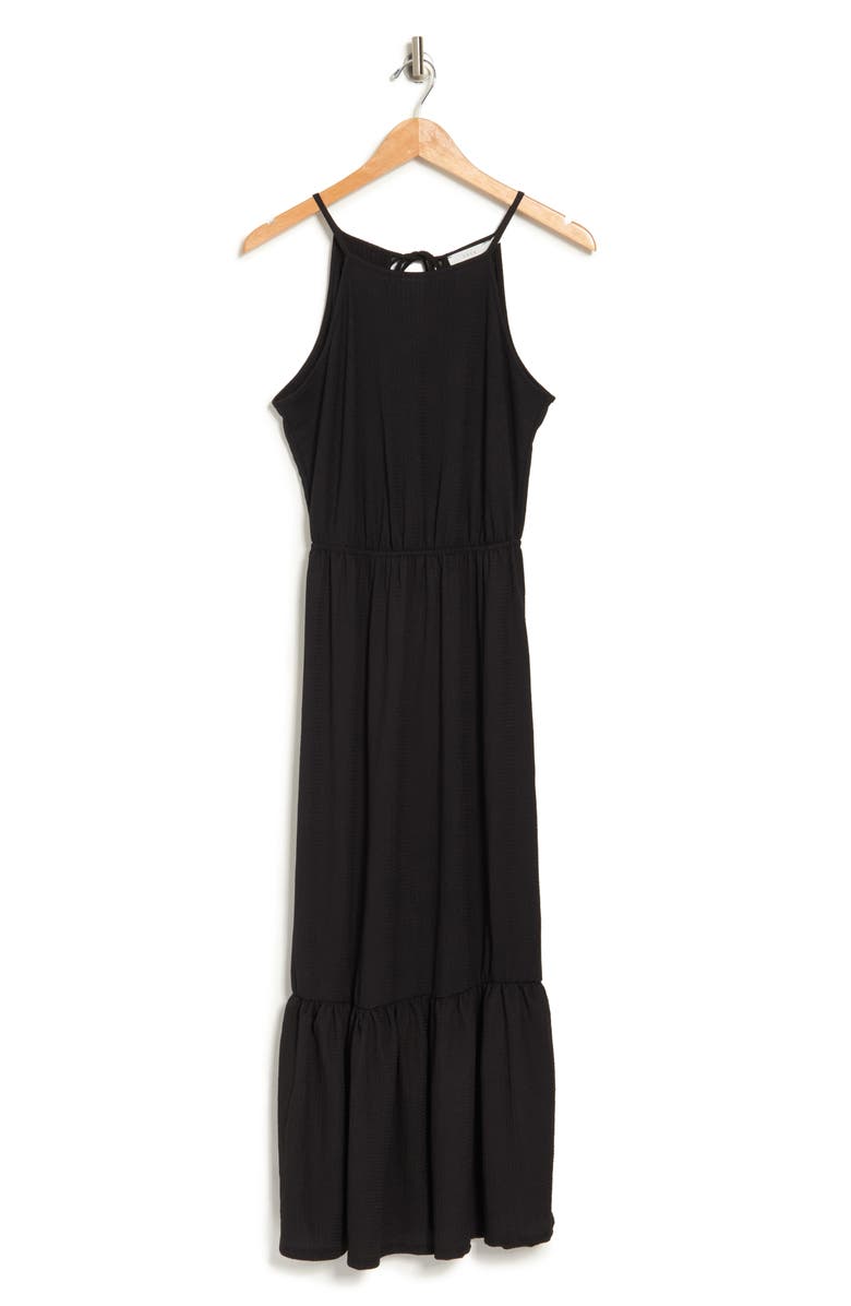Lush Ruffled Tiered Halter Dress, Alternate, color,
