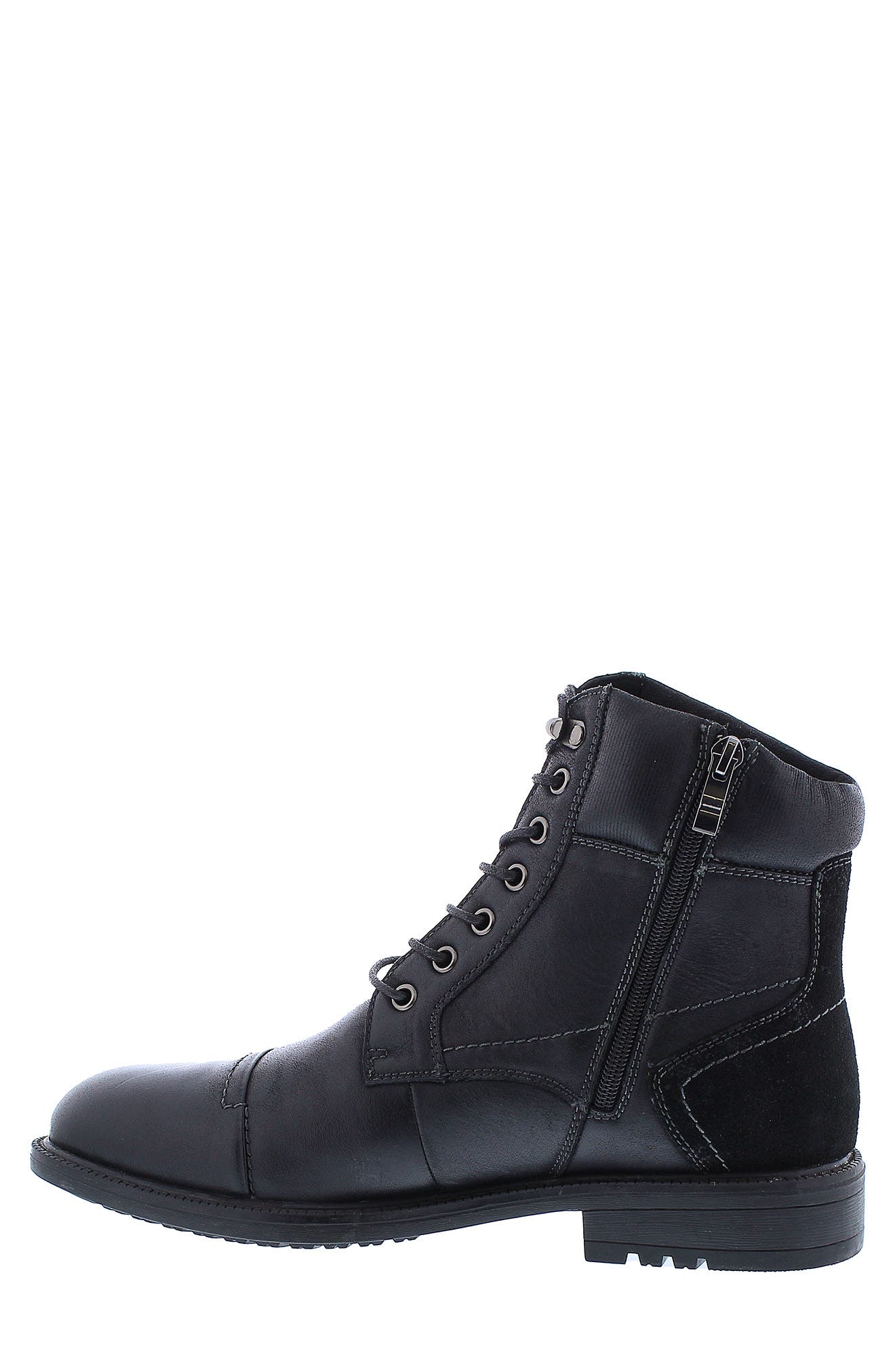 English Laundry Autry Cap Toe Leather Lace-Up Boot, Alternate, color, 