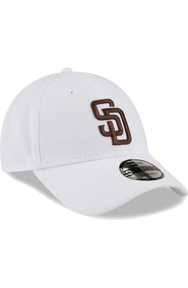 New Era Men's New Era White San Diego Padres League II 9FORTY Adjustable Hat, Alternate, color, 