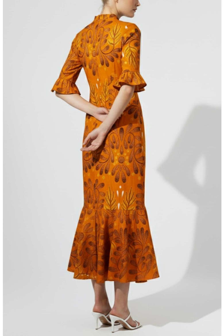 Tiwa Dress, Alternate, color, Mustard
