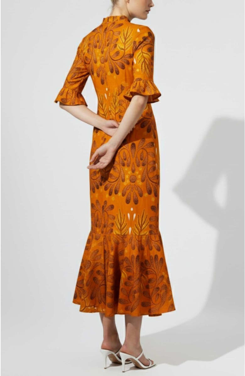 Elisamama Tiwa Dress, Alternate, color, Mustard