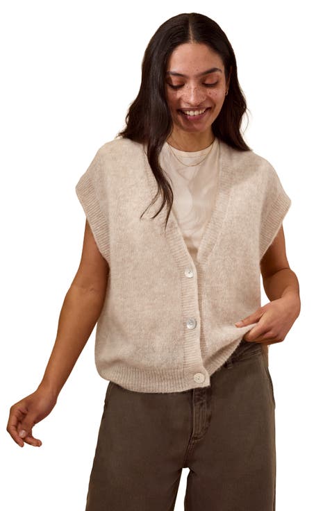 Grown On Button Up Sleeve Cardigan