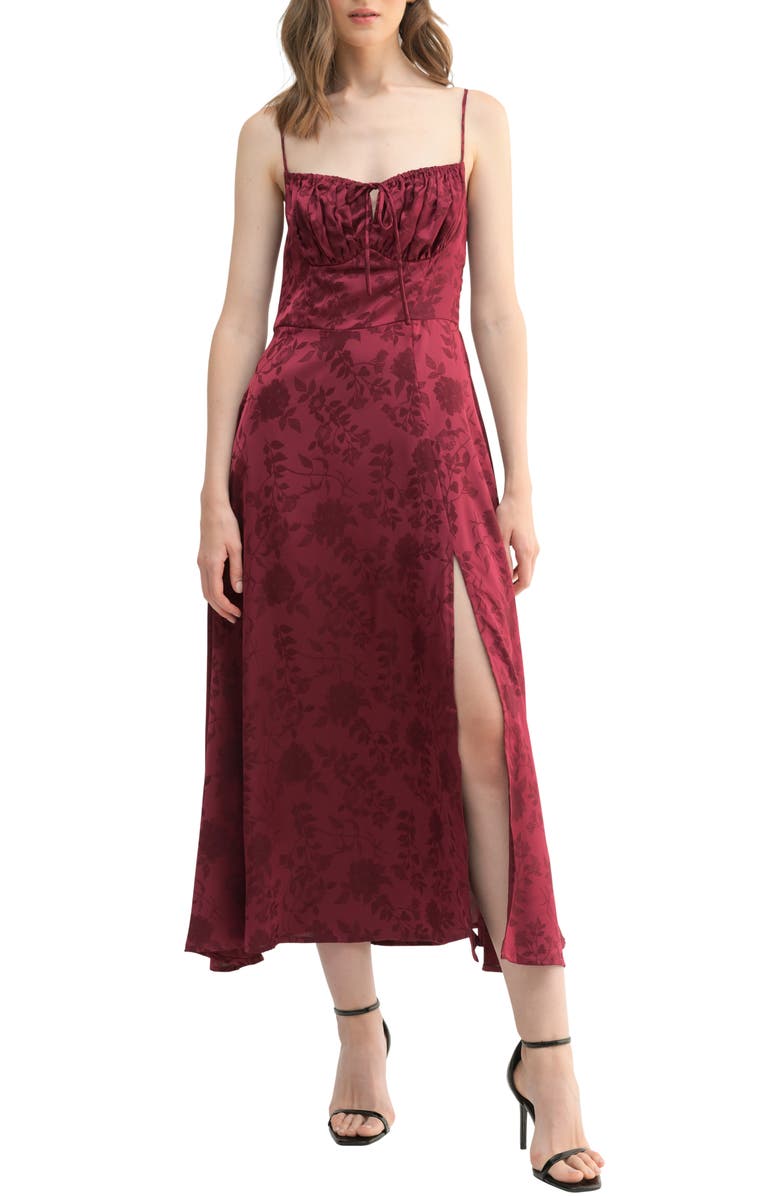 Lush Textured Midi Dress, Main, color,