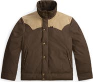 Double RL Leather Yoke Insulated Western Jacket