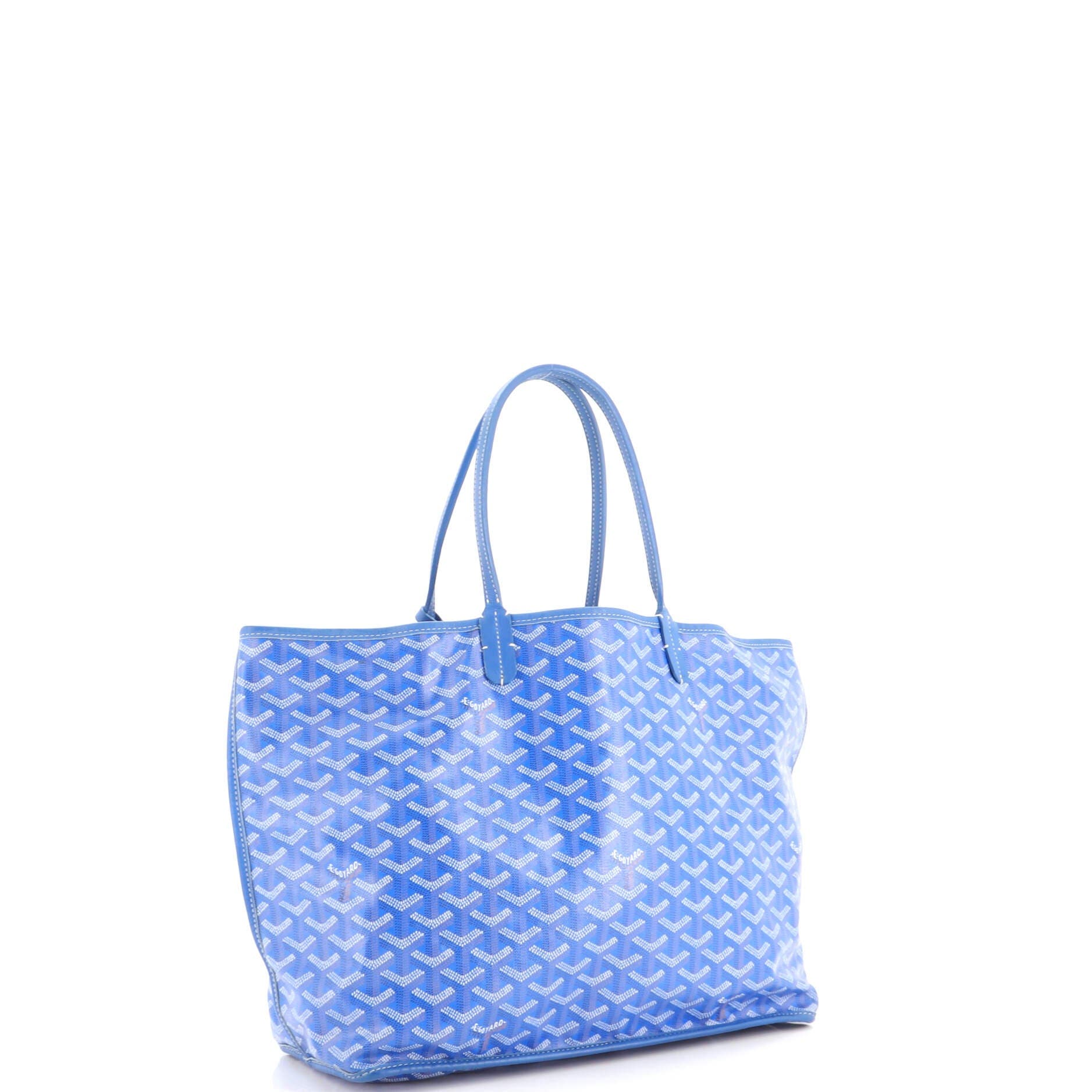 Anjou Reversible Tote Coated Canvas PM, Alternate, color, Blue
