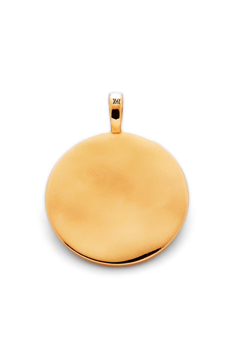 Monica Vinader Talisman Evil Eye Pendant Charm, Alternate, color, Gp