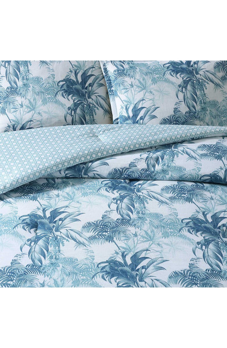 Tommy Bahama Legacy Palms Comforter & Pillow Shams Set, Alternate, color, Blue