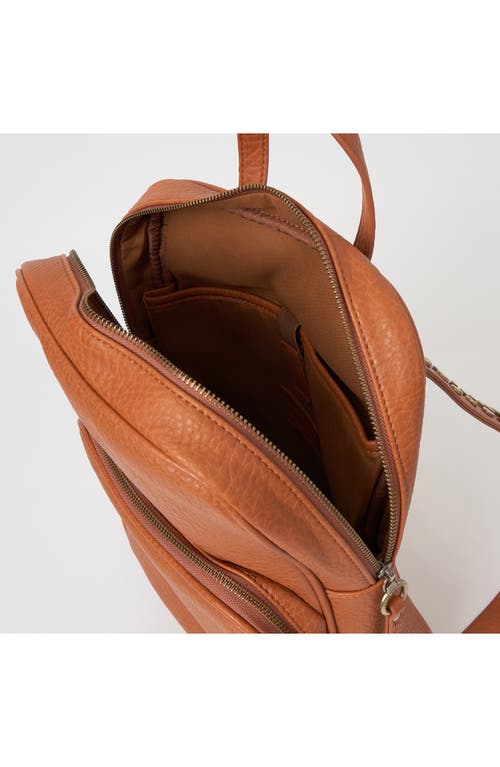 Urban Originals Blackbird Studded Backpack In Brown