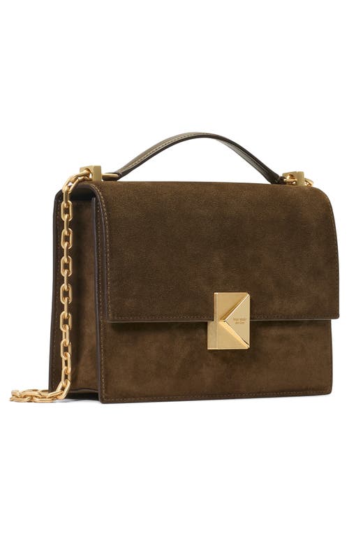 Kate Spade New York Deco Suede Convertible Chain Shoulder Bag