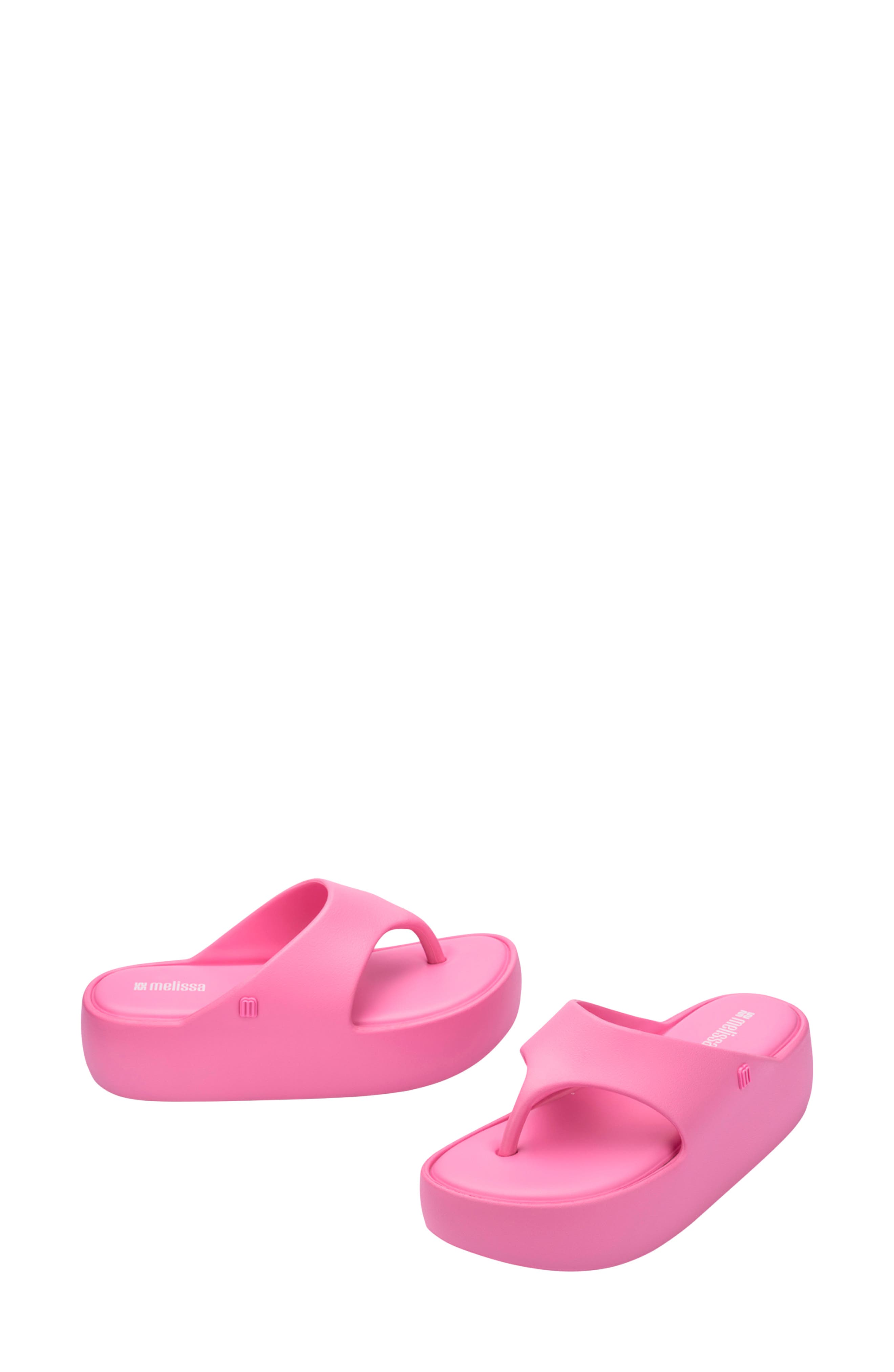 Free Platform Flip Flop, Alternate, color, PINK