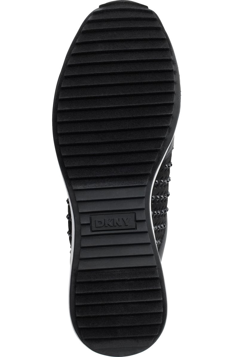 DKNY Kalinda Rhinestone Wedge Sneaker, Alternate, color,