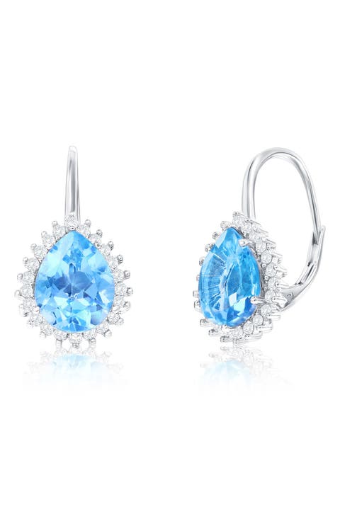 Cubic Zirconia Drop Earrings