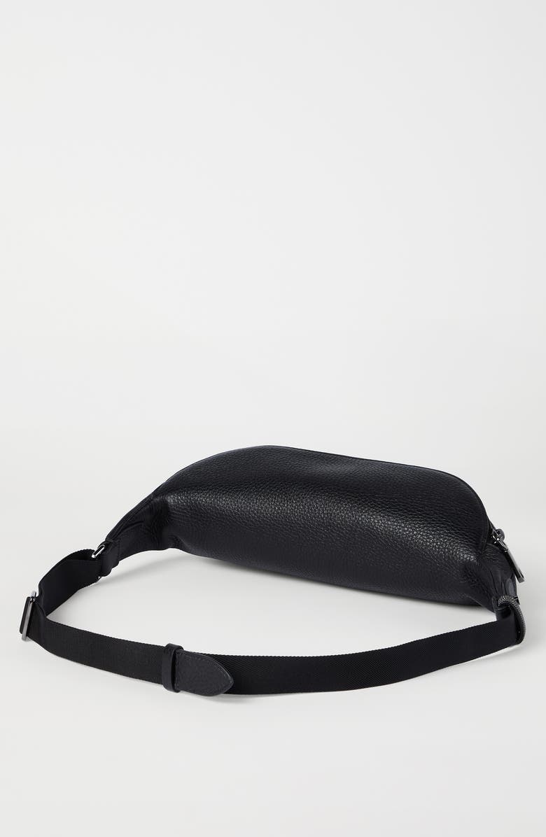 Brunello Cucinelli BC Duo belt bag, Alternate, color, Black