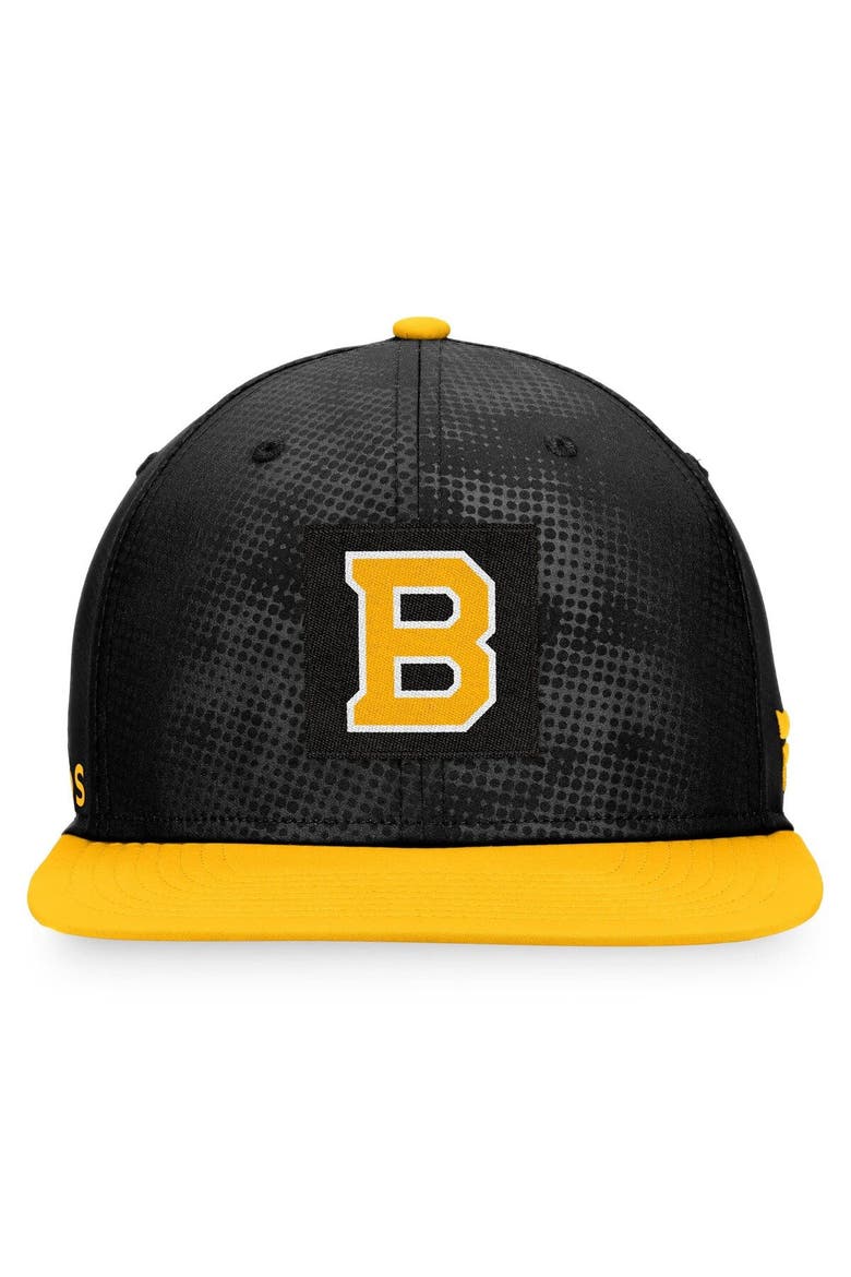Men's Fanatics Branded Black/Gold Boston Bruins Authentic Pro Alternate Logo Snapback Hat, Alternate, color, Black