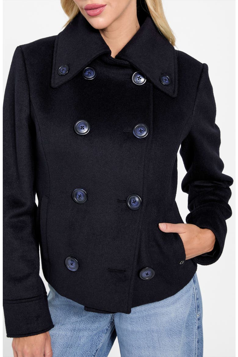 Melissa Crop Melton Peacoat, Alternate, color, MEDIUM BLUE
