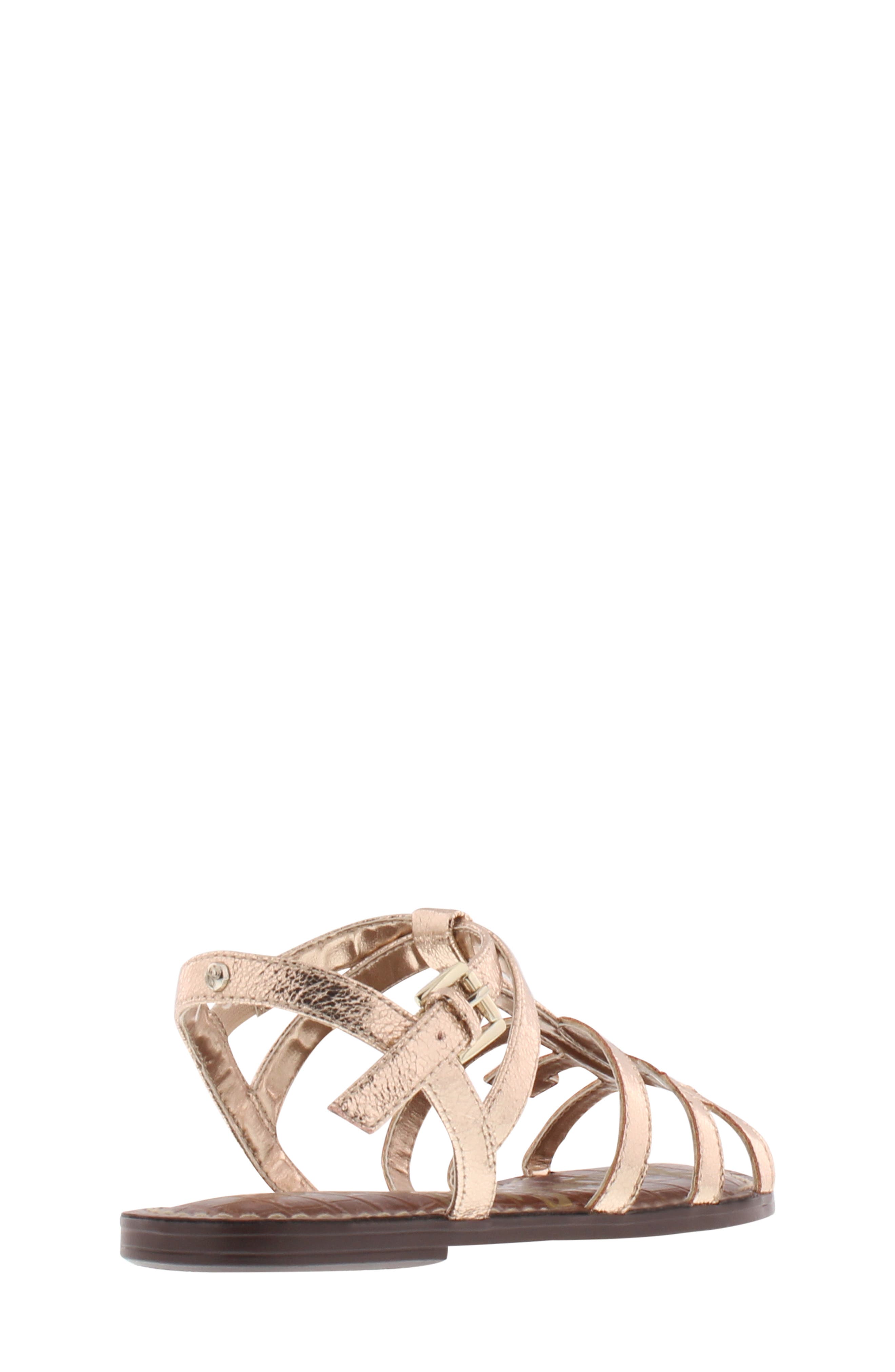 Gigi Cara Glitter Sandal, Alternate, color, ROSE GOLD