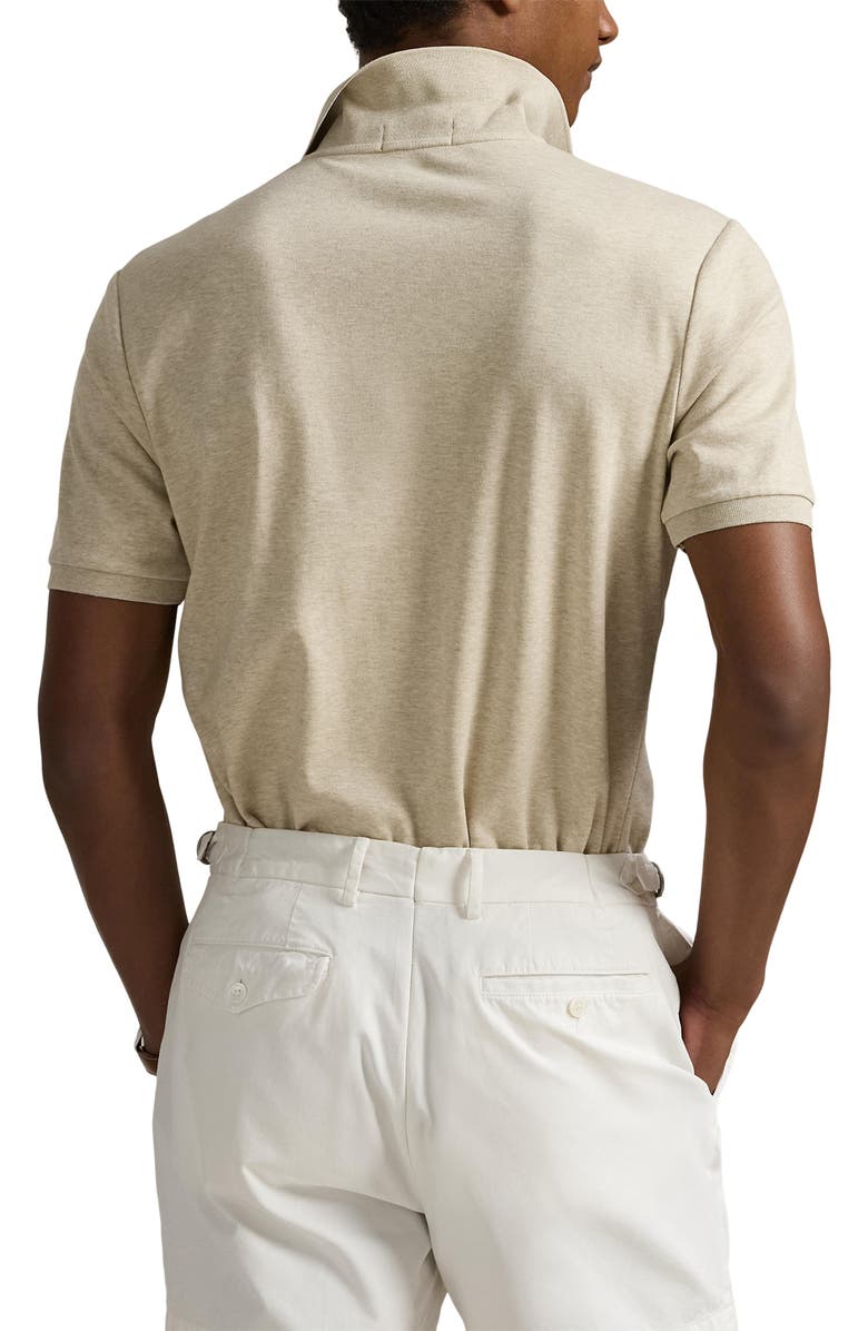 Polo Ralph Lauren Classic Fit Solid Tan Cotton Jersey Polo, Alternate, color, 